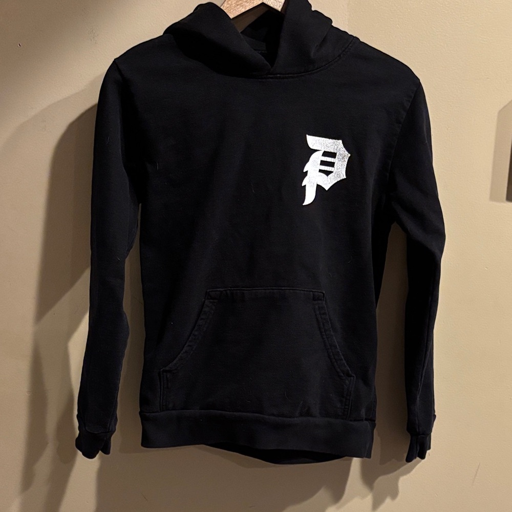 Primitive Black Hoodie with White Logo